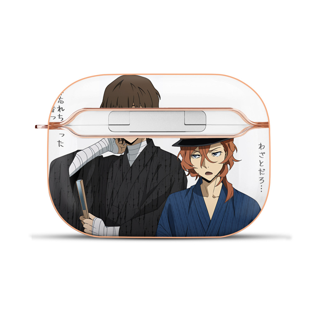 （画像用） 文豪ストレイドッグス Bungo Stray Dogs 【AirPods Pro用】ハードシェル保護ケース｜耐衝撃・防指紋・カラビナ付き商品仕様