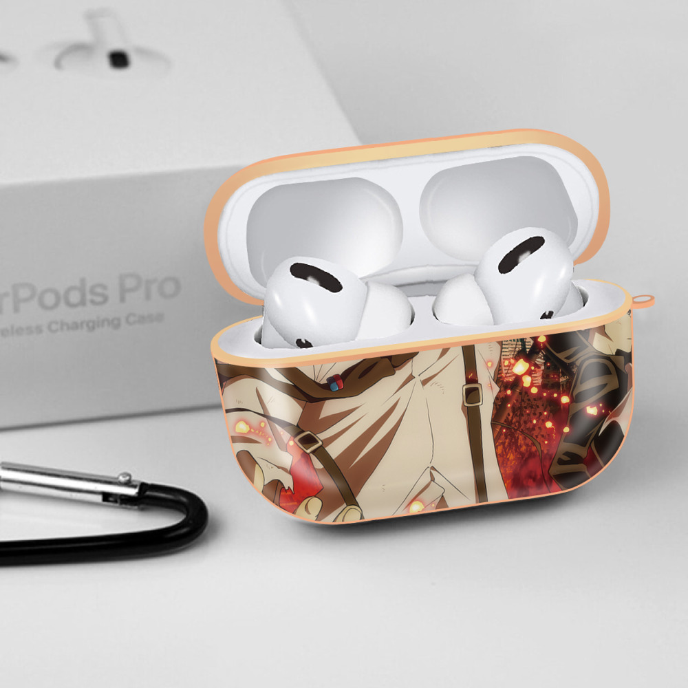 文豪ストレイドッグス Bungo Stray Dogs 【AirPods Pro用】ハードシェル保護ケース｜耐衝撃・防指紋・カラビナ付き商品仕様