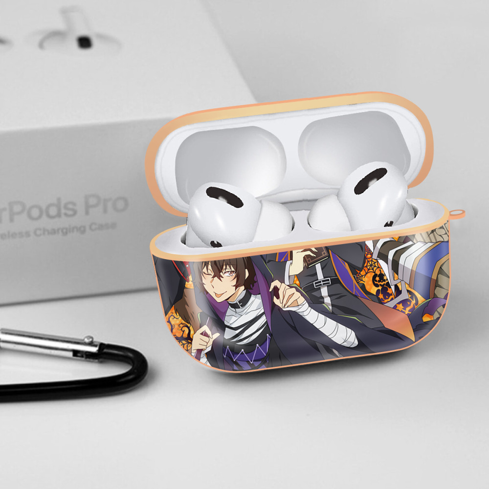 文豪ストレイドッグス Bungo Stray Dogs 【AirPods Pro用】ハードシェル保護ケース｜耐衝撃・防指紋・カラビナ付き商品仕様