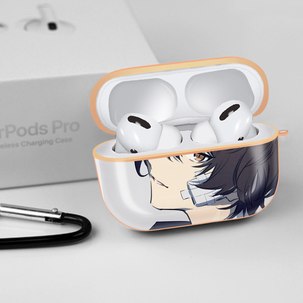 文豪ストレイドッグス Bungo Stray Dogs 【AirPods Pro用】ハードシェル保護ケース｜耐衝撃・防指紋・カラビナ付き商品仕様