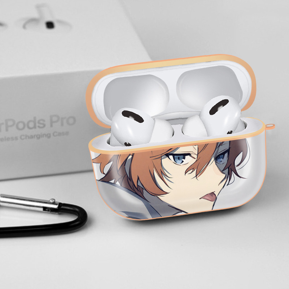 文豪ストレイドッグス Bungo Stray Dogs 【AirPods Pro用】ハードシェル保護ケース｜耐衝撃・防指紋・カラビナ付き商品仕様
