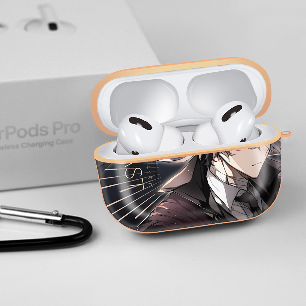 文豪ストレイドッグス Bungo Stray Dogs 【AirPods Pro用】ハードシェル保護ケース｜耐衝撃・防指紋・カラビナ付き商品仕様