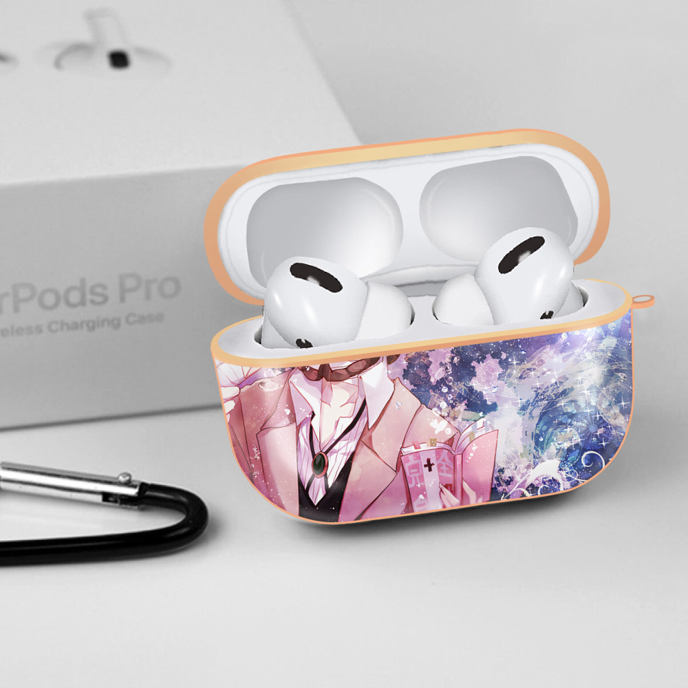 文豪ストレイドッグス Bungo Stray Dogs 【AirPods Pro用】ハードシェル保護ケース｜耐衝撃・防指紋・カラビナ付き商品仕様