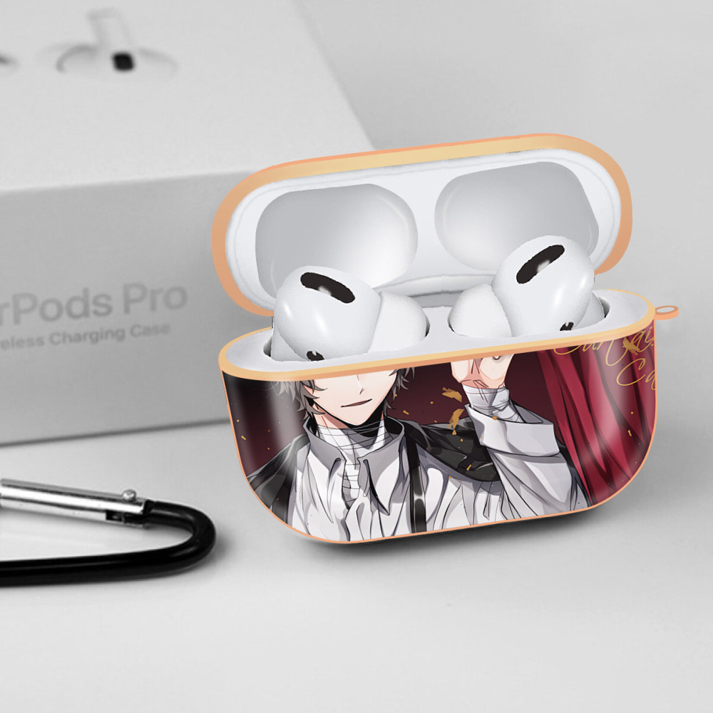 文豪ストレイドッグス Bungo Stray Dogs 【AirPods Pro用】ハードシェル保護ケース｜耐衝撃・防指紋・カラビナ付き商品仕様