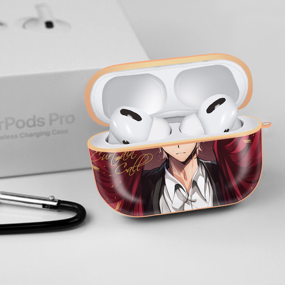 文豪ストレイドッグス Bungo Stray Dogs 【AirPods Pro用】ハードシェル保護ケース｜耐衝撃・防指紋・カラビナ付き商品仕様