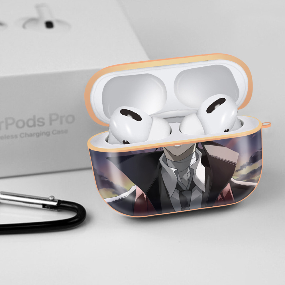 文豪ストレイドッグス Bungo Stray Dogs 【AirPods Pro用】ハードシェル保護ケース｜耐衝撃・防指紋・カラビナ付き商品仕様