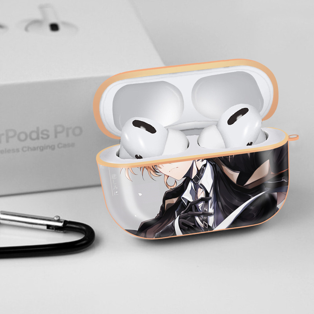 文豪ストレイドッグス Bungo Stray Dogs 【AirPods Pro用】ハードシェル保護ケース｜耐衝撃・防指紋・カラビナ付き商品仕様