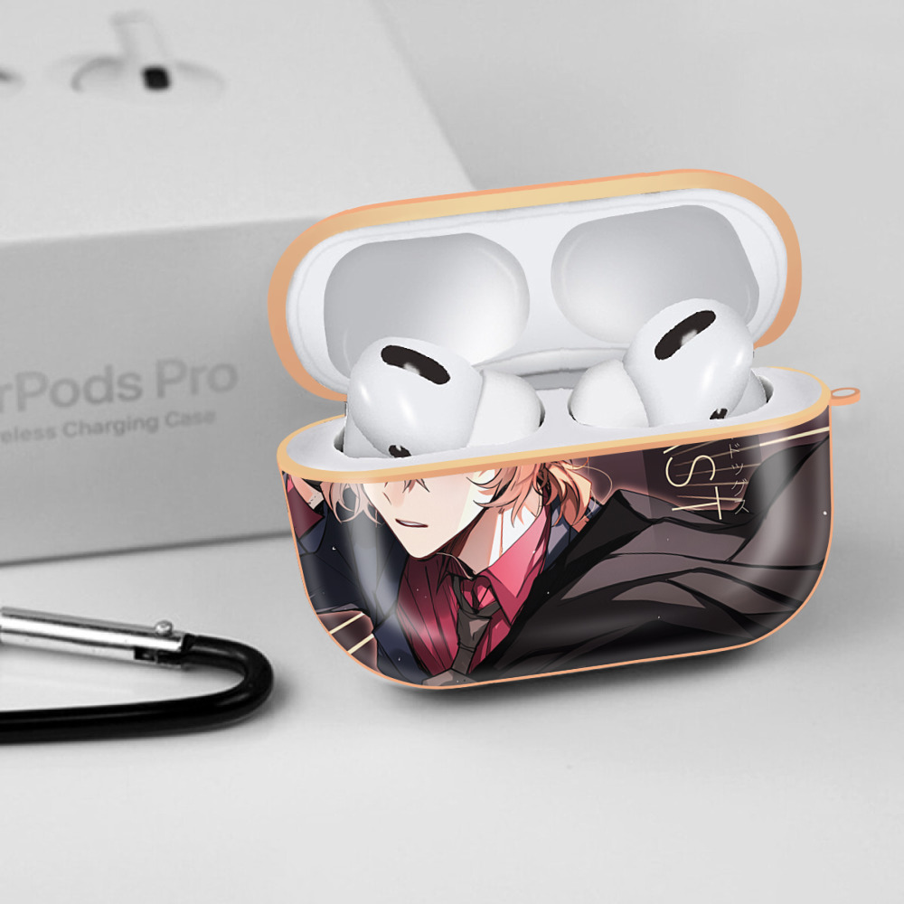 文豪ストレイドッグス Bungo Stray Dogs 【AirPods Pro用】ハードシェル保護ケース｜耐衝撃・防指紋・カラビナ付き商品仕様