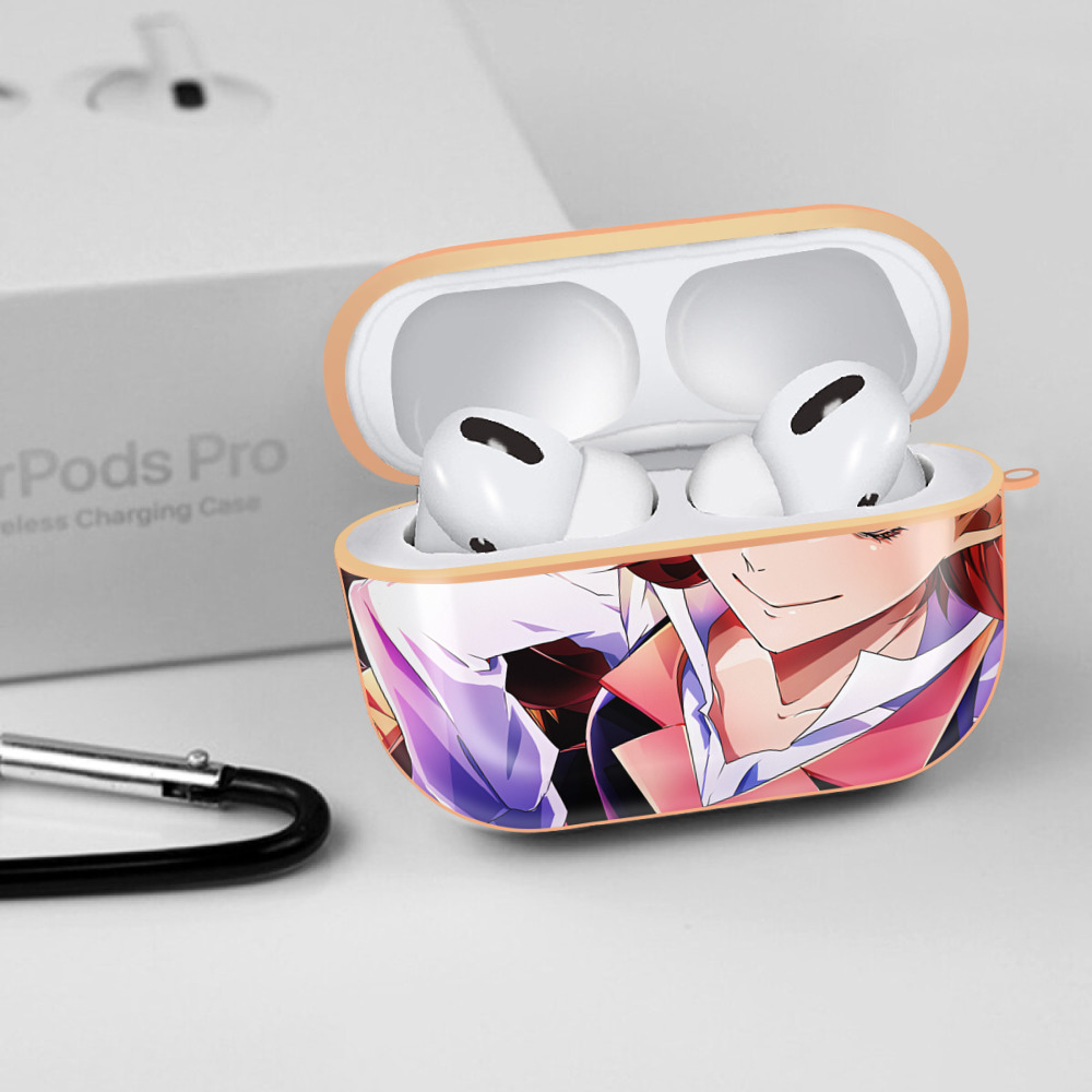 文豪ストレイドッグス Bungo Stray Dogs 【AirPods Pro用】ハードシェル保護ケース｜耐衝撃・防指紋・カラビナ付き商品仕様