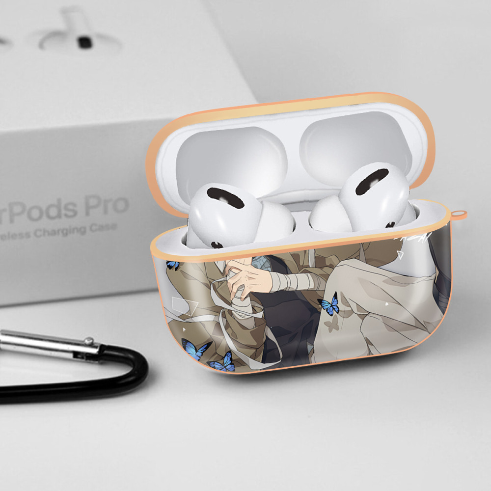 文豪ストレイドッグス Bungo Stray Dogs 【AirPods Pro用】ハードシェル保護ケース｜耐衝撃・防指紋・カラビナ付き商品仕様