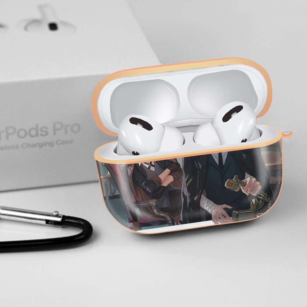 文豪ストレイドッグス Bungo Stray Dogs 【AirPods Pro用】ハードシェル保護ケース｜耐衝撃・防指紋・カラビナ付き商品仕様