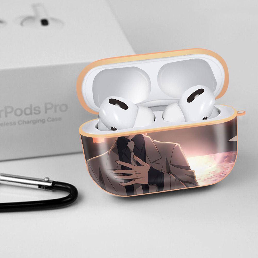 文豪ストレイドッグス Bungo Stray Dogs 【AirPods Pro用】ハードシェル保護ケース｜耐衝撃・防指紋・カラビナ付き商品仕様