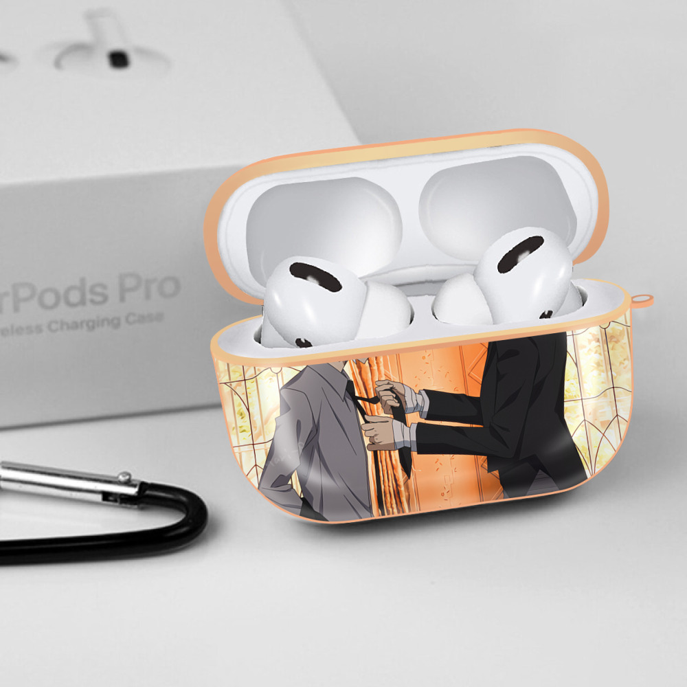 文豪ストレイドッグス Bungo Stray Dogs 【AirPods Pro用】ハードシェル保護ケース｜耐衝撃・防指紋・カラビナ付き商品仕様