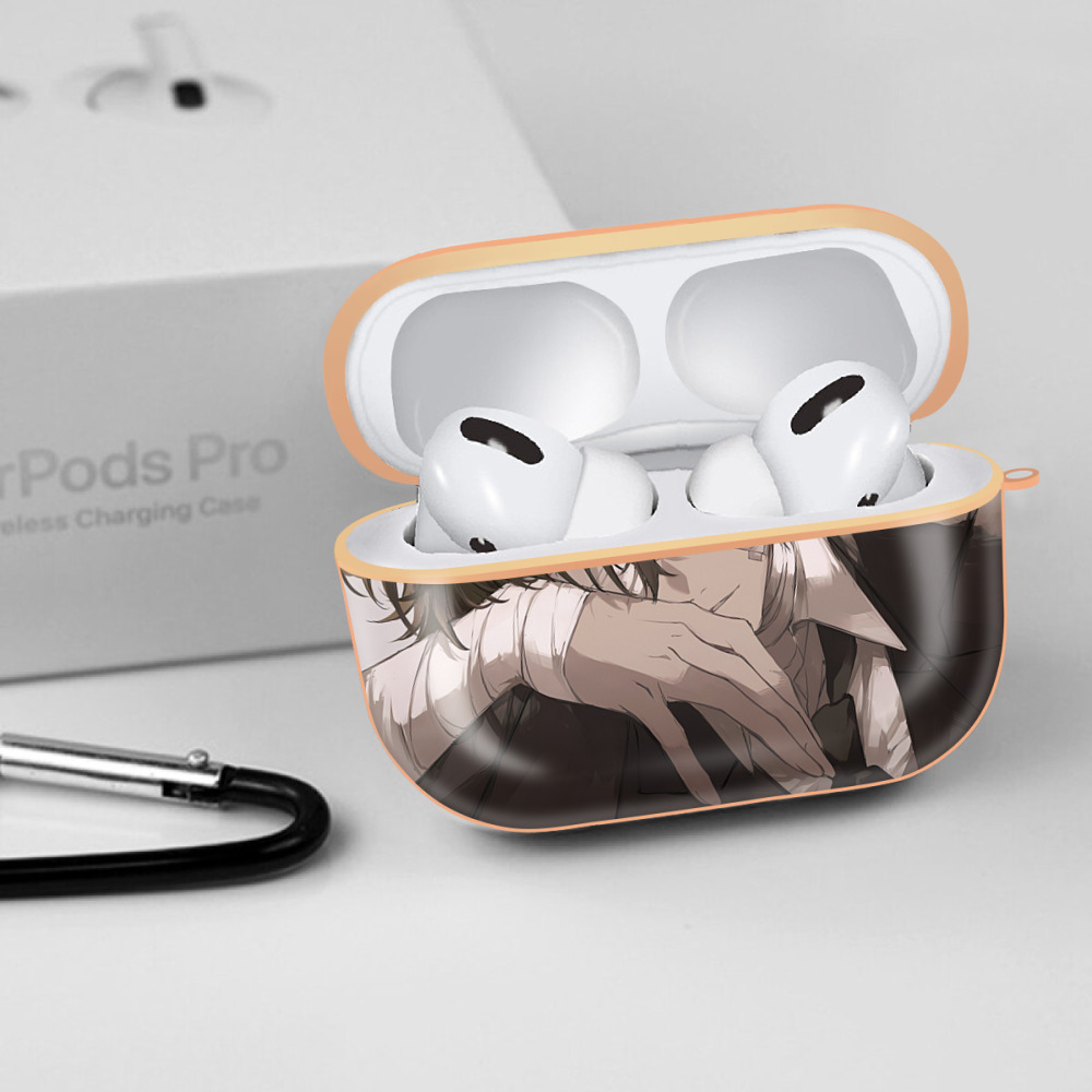 文豪ストレイドッグス Bungo Stray Dogs 【AirPods Pro用】ハードシェル保護ケース｜耐衝撃・防指紋・カラビナ付き商品仕様