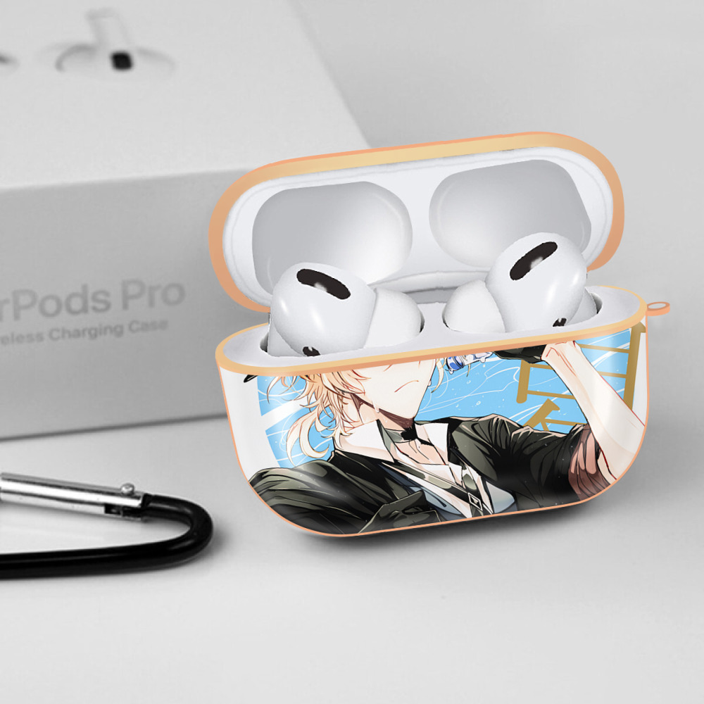 文豪ストレイドッグス Bungo Stray Dogs 【AirPods Pro用】ハードシェル保護ケース｜耐衝撃・防指紋・カラビナ付き商品仕様