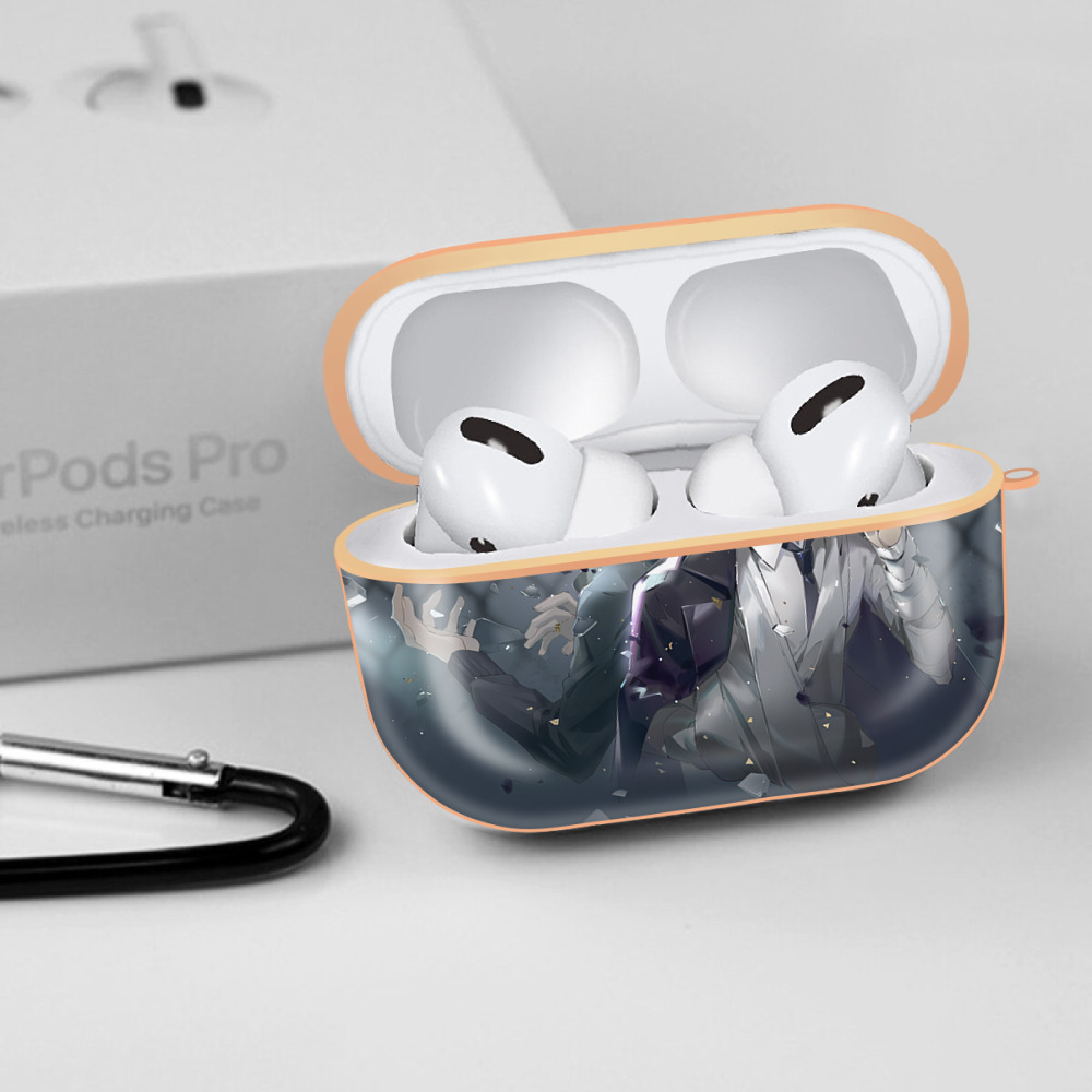 文豪ストレイドッグス Bungo Stray Dogs 【AirPods Pro用】ハードシェル保護ケース｜耐衝撃・防指紋・カラビナ付き商品仕様