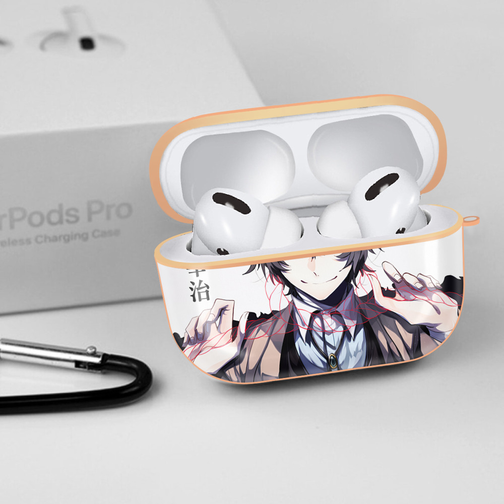 文豪ストレイドッグス Bungo Stray Dogs 【AirPods Pro用】ハードシェル保護ケース｜耐衝撃・防指紋・カラビナ付き商品仕様