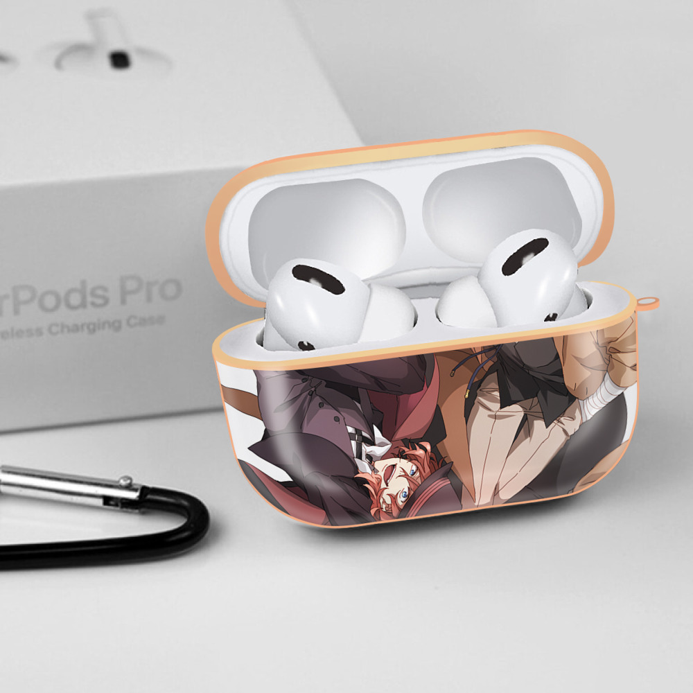 文豪ストレイドッグス Bungo Stray Dogs 【AirPods Pro用】ハードシェル保護ケース｜耐衝撃・防指紋・カラビナ付き商品仕様