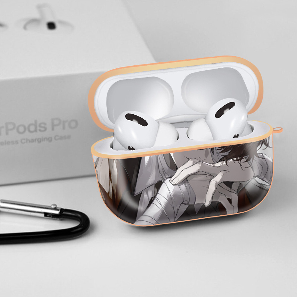 文豪ストレイドッグス Bungo Stray Dogs 【AirPods Pro用】ハードシェル保護ケース｜耐衝撃・防指紋・カラビナ付き商品仕様