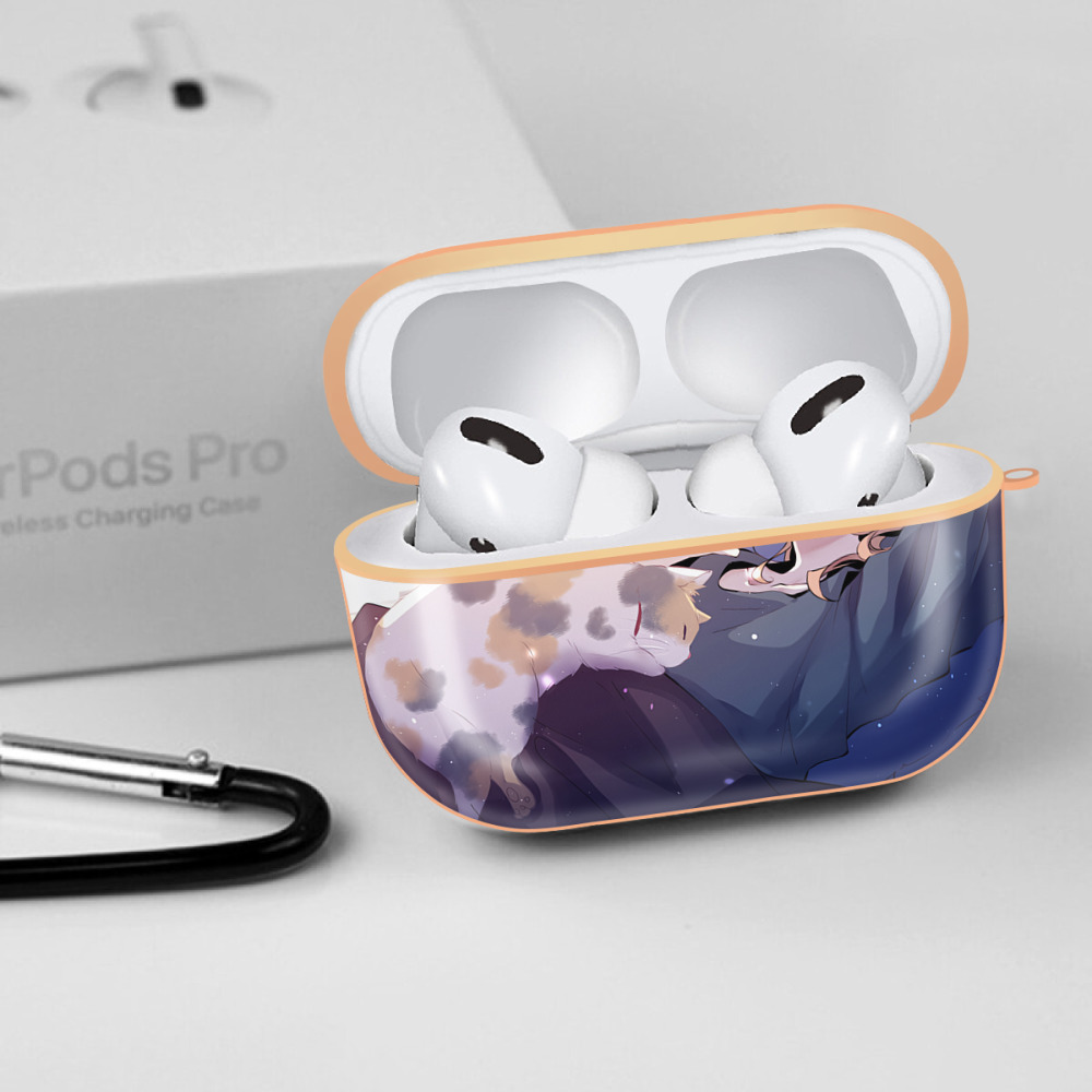 文豪ストレイドッグス Bungo Stray Dogs 【AirPods Pro用】ハードシェル保護ケース｜耐衝撃・防指紋・カラビナ付き商品仕様
