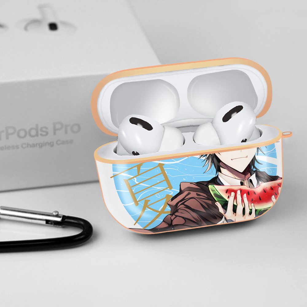 文豪ストレイドッグス Bungo Stray Dogs 【AirPods Pro用】ハードシェル保護ケース｜耐衝撃・防指紋・カラビナ付き商品仕様