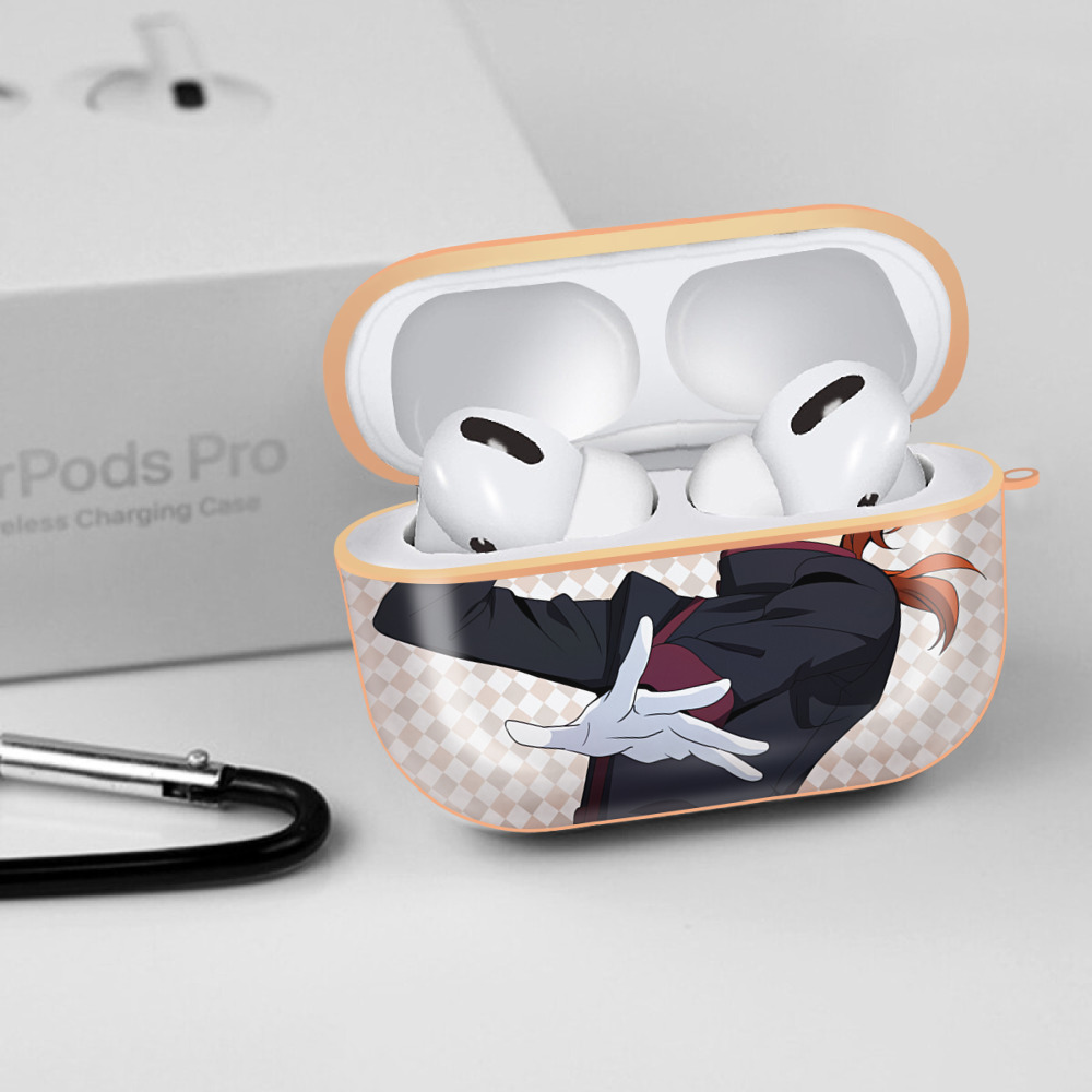 文豪ストレイドッグス Bungo Stray Dogs 【AirPods Pro用】ハードシェル保護ケース｜耐衝撃・防指紋・カラビナ付き商品仕様