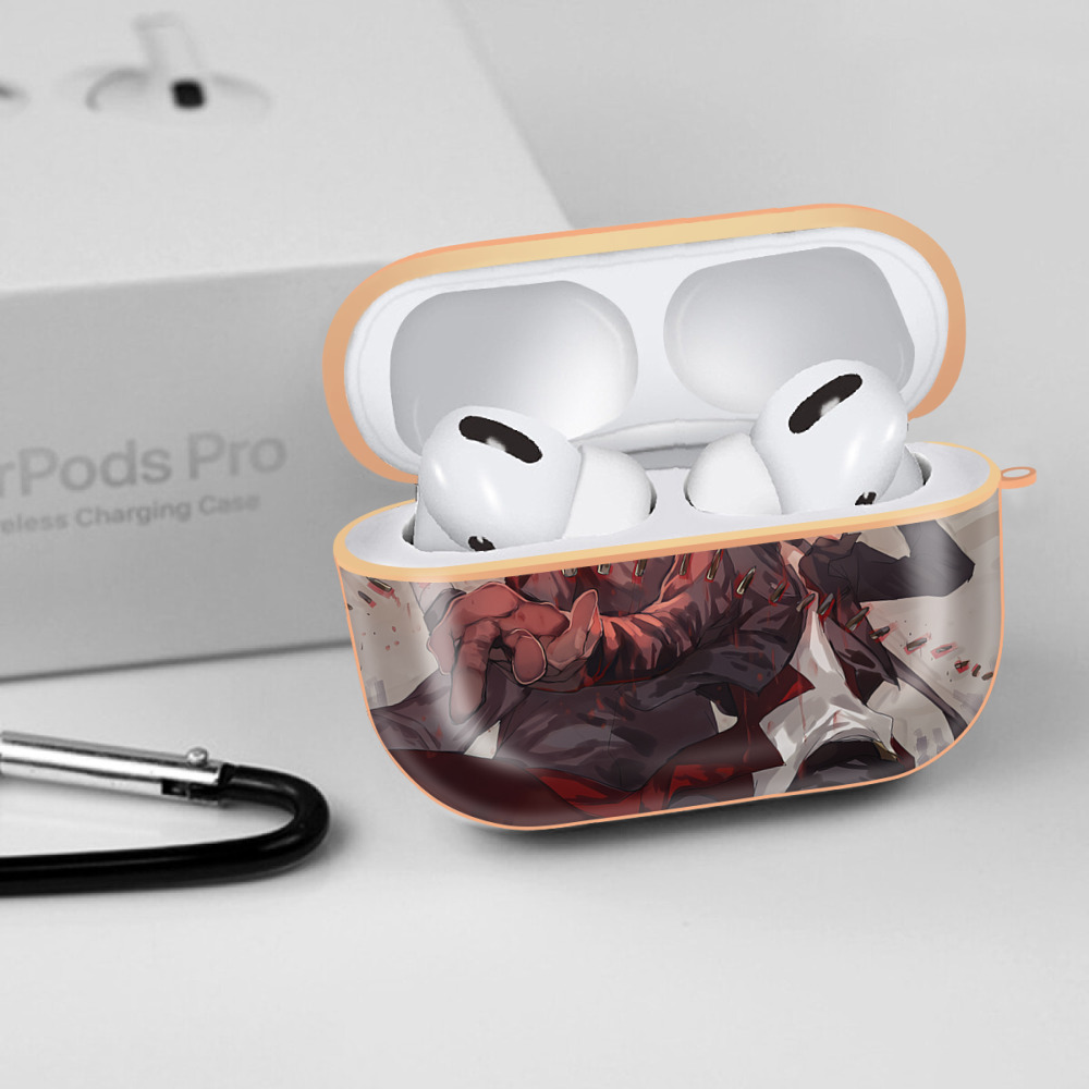 文豪ストレイドッグス Bungo Stray Dogs 【AirPods Pro用】ハードシェル保護ケース｜耐衝撃・防指紋・カラビナ付き商品仕様
