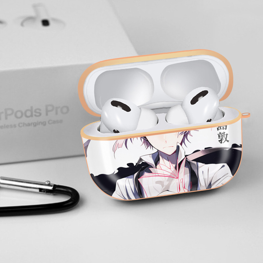 文豪ストレイドッグス Bungo Stray Dogs 【AirPods Pro用】ハードシェル保護ケース｜耐衝撃・防指紋・カラビナ付き商品仕様