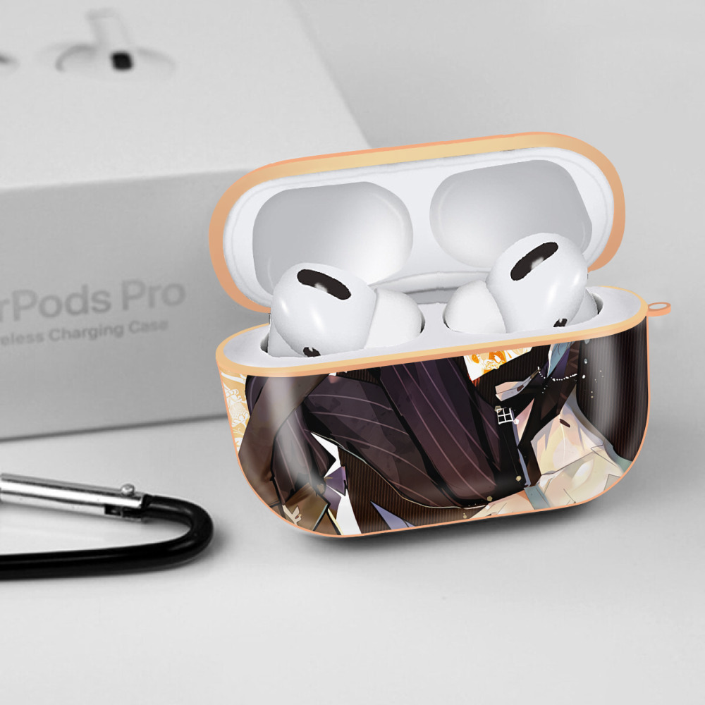 文豪ストレイドッグス Bungo Stray Dogs 【AirPods Pro用】ハードシェル保護ケース｜耐衝撃・防指紋・カラビナ付き商品仕様