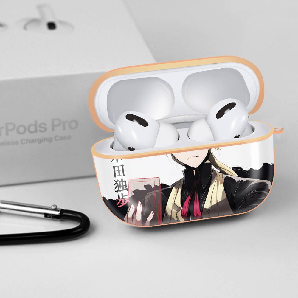 文豪ストレイドッグス Bungo Stray Dogs 【AirPods Pro用】ハードシェル保護ケース｜耐衝撃・防指紋・カラビナ付き商品仕様