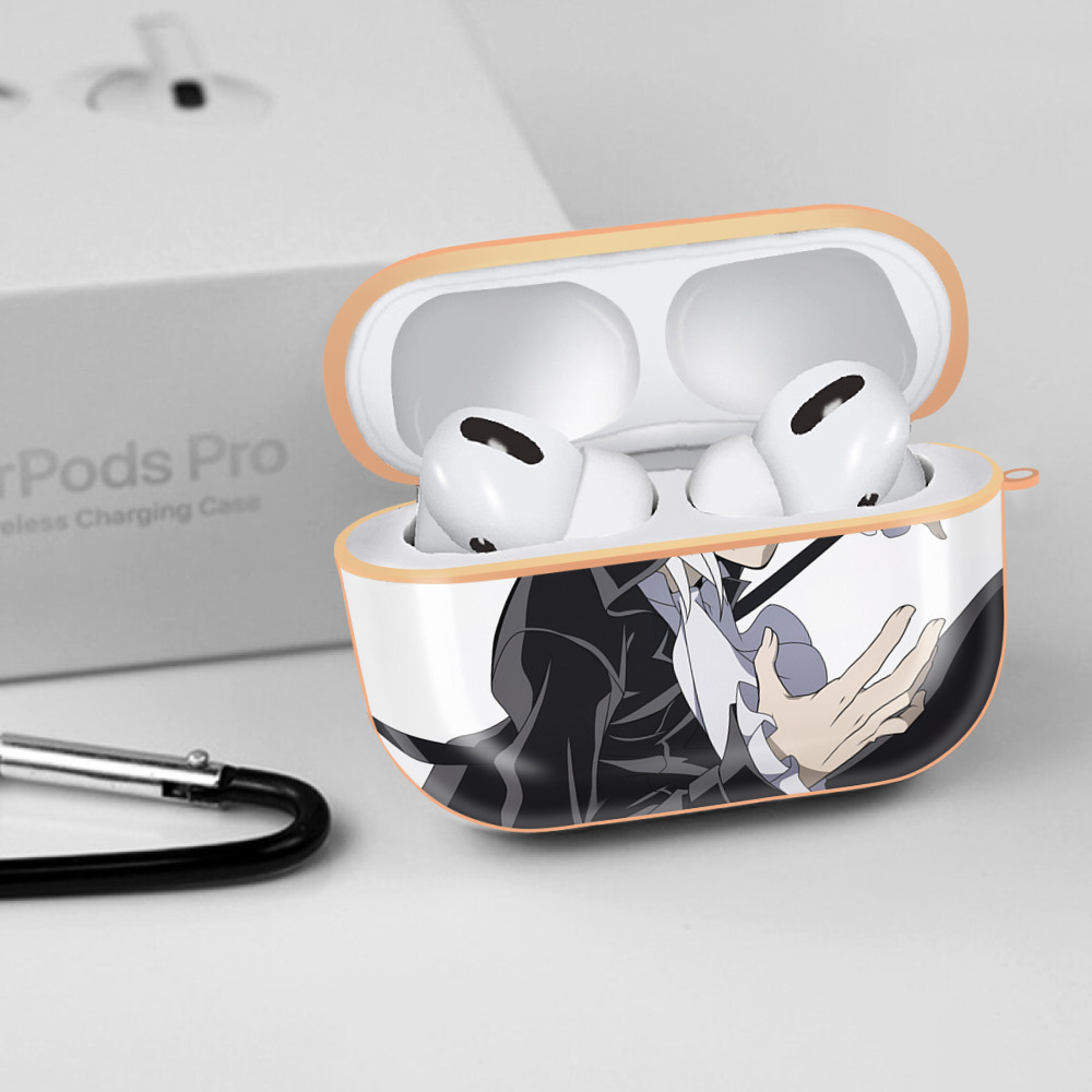 文豪ストレイドッグス Bungo Stray Dogs 【AirPods Pro用】ハードシェル保護ケース｜耐衝撃・防指紋・カラビナ付き商品仕様