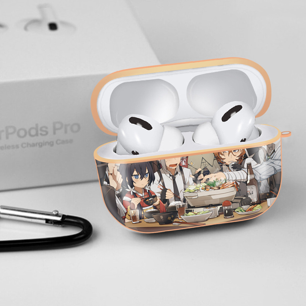 文豪ストレイドッグス Bungo Stray Dogs 【AirPods Pro用】ハードシェル保護ケース｜耐衝撃・防指紋・カラビナ付き商品仕様