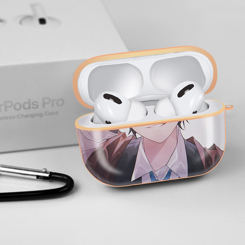 文豪ストレイドッグス Bungo Stray Dogs 【AirPods Pro用】ハードシェル保護ケース｜耐衝撃・防指紋・カラビナ付き商品仕様