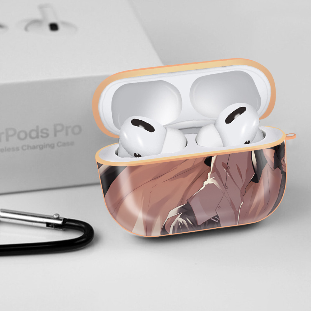 文豪ストレイドッグス Bungo Stray Dogs 【AirPods Pro用】ハードシェル保護ケース｜耐衝撃・防指紋・カラビナ付き商品仕様