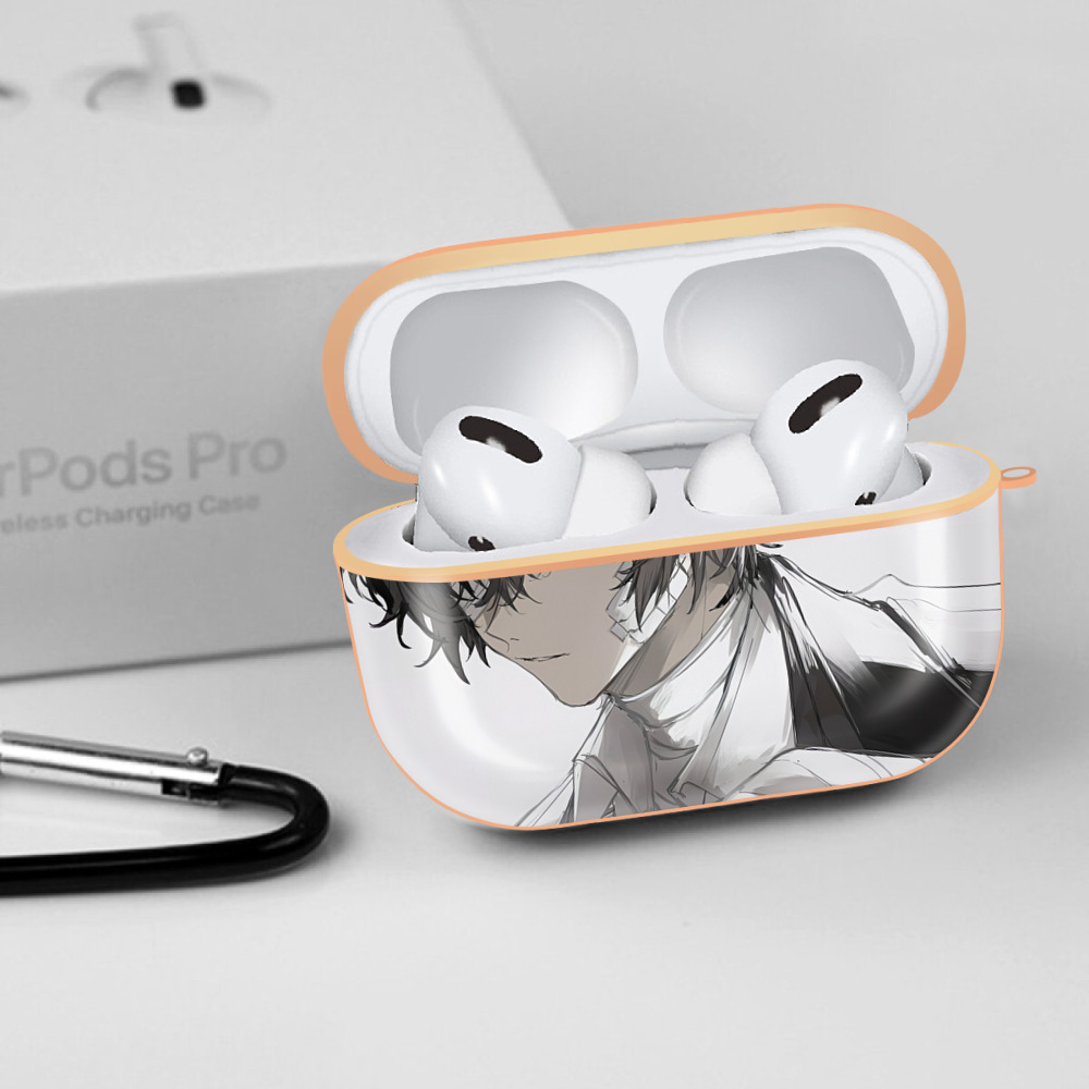 文豪ストレイドッグス Bungo Stray Dogs 【AirPods Pro用】ハードシェル保護ケース｜耐衝撃・防指紋・カラビナ付き商品仕様