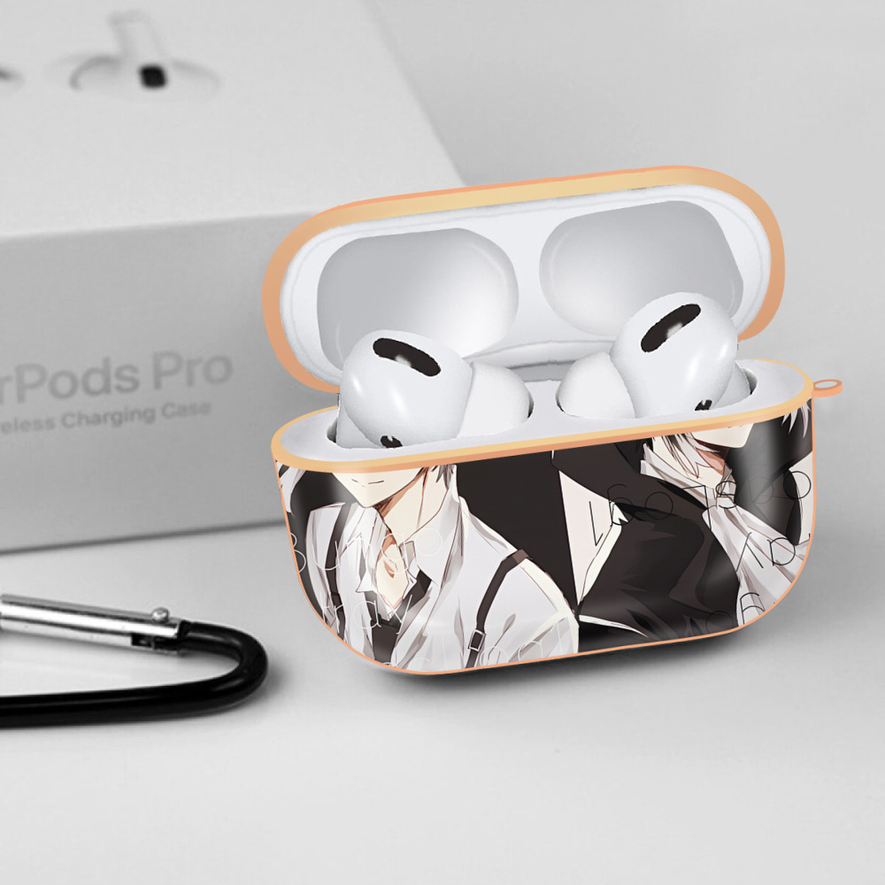 文豪ストレイドッグス Bungo Stray Dogs 【AirPods Pro用】ハードシェル保護ケース｜耐衝撃・防指紋・カラビナ付き商品仕様