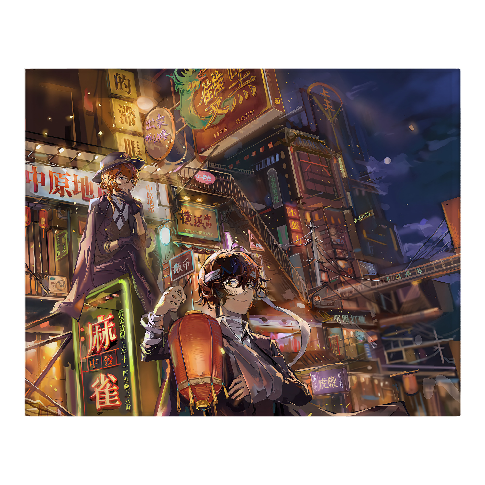 （画像用） 文豪ストレイドッグス Bungo Stray Dogs フランネルブランケット・多サイズ対応（横型）