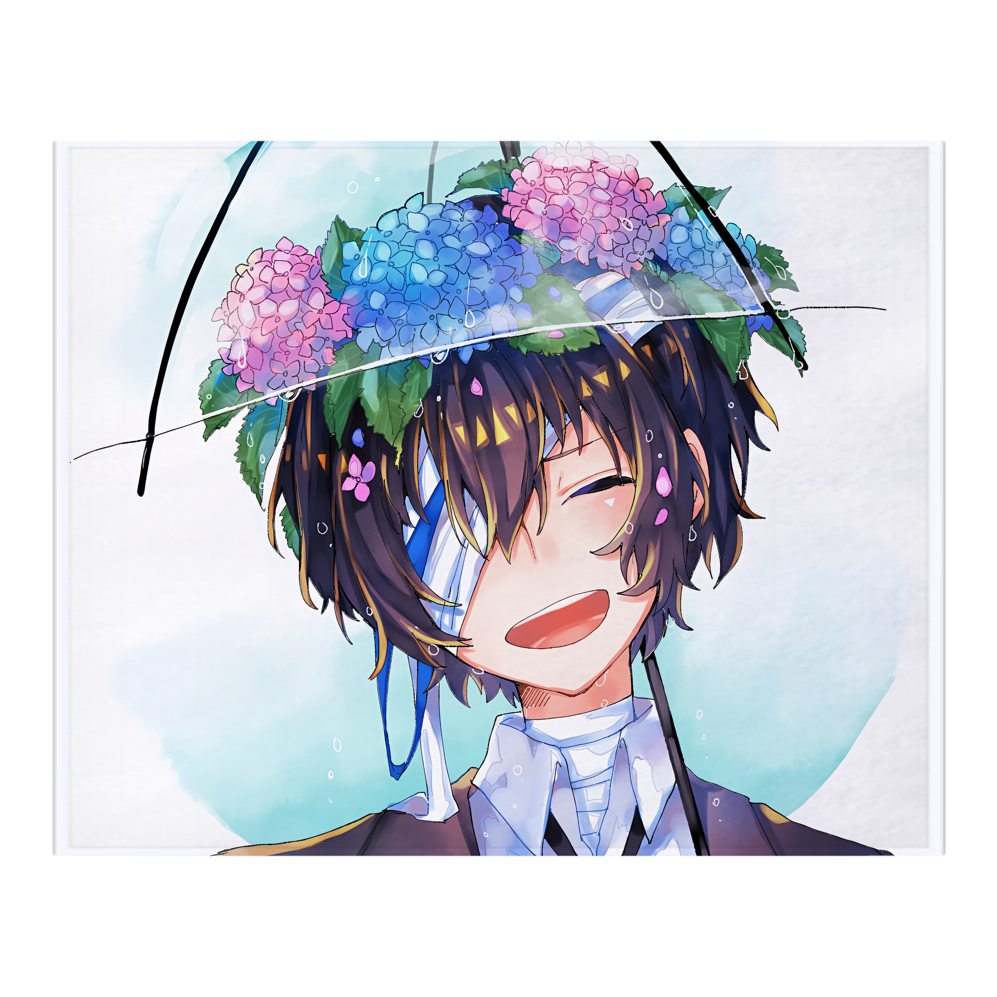 （画像用） 文豪ストレイドッグス Bungo Stray Dogs フランネルブランケット・多サイズ対応（横型）