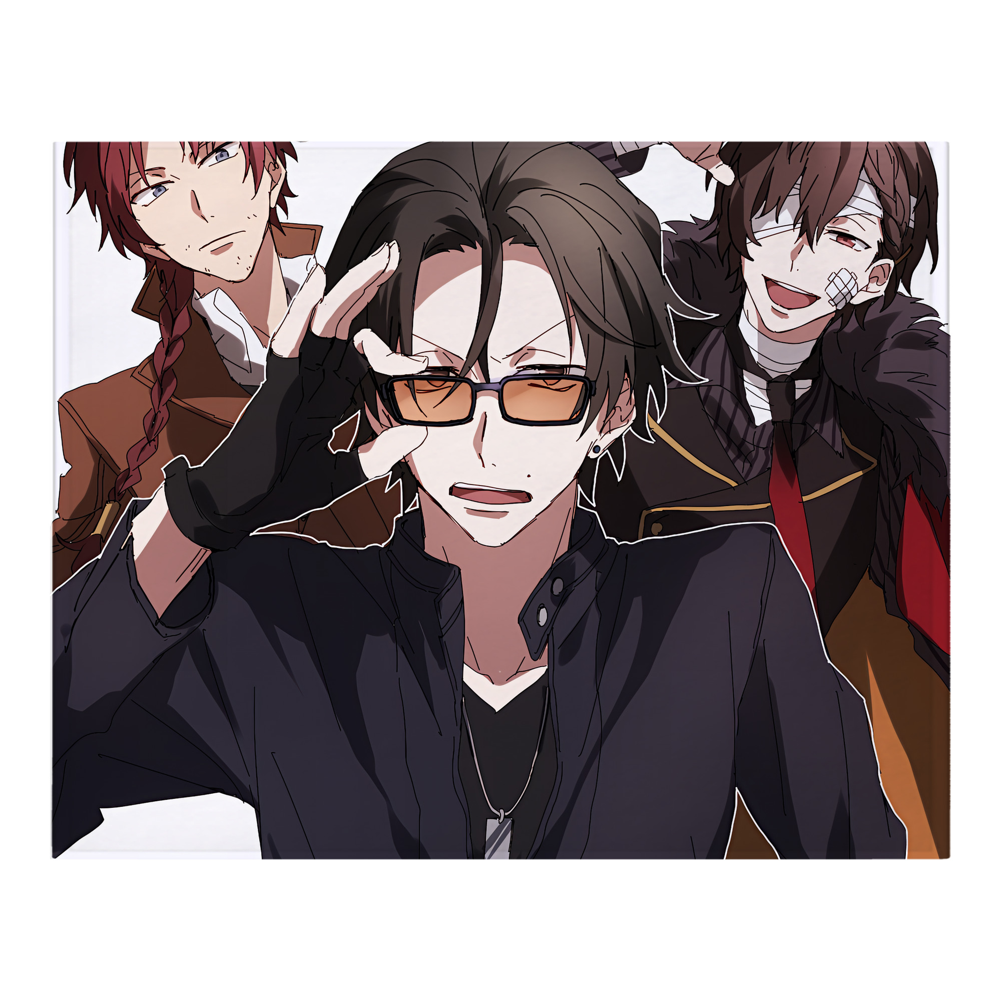 （画像用） 文豪ストレイドッグス Bungo Stray Dogs フランネルブランケット・多サイズ対応（横型）