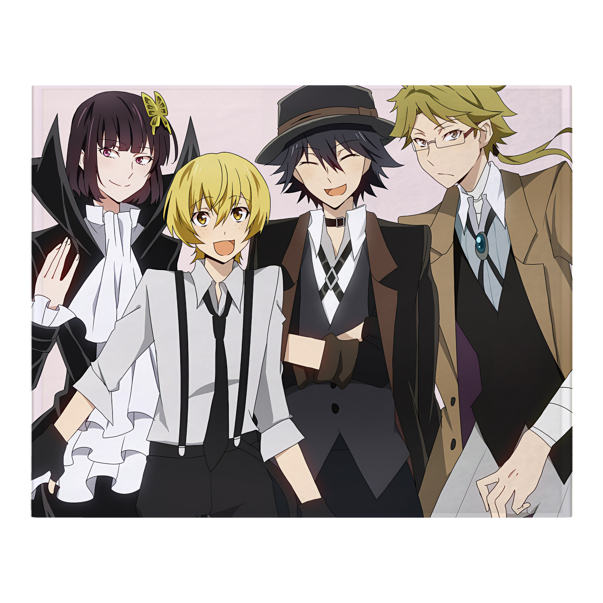 （画像用） 文豪ストレイドッグス Bungo Stray Dogs フランネルブランケット・多サイズ対応（横型）