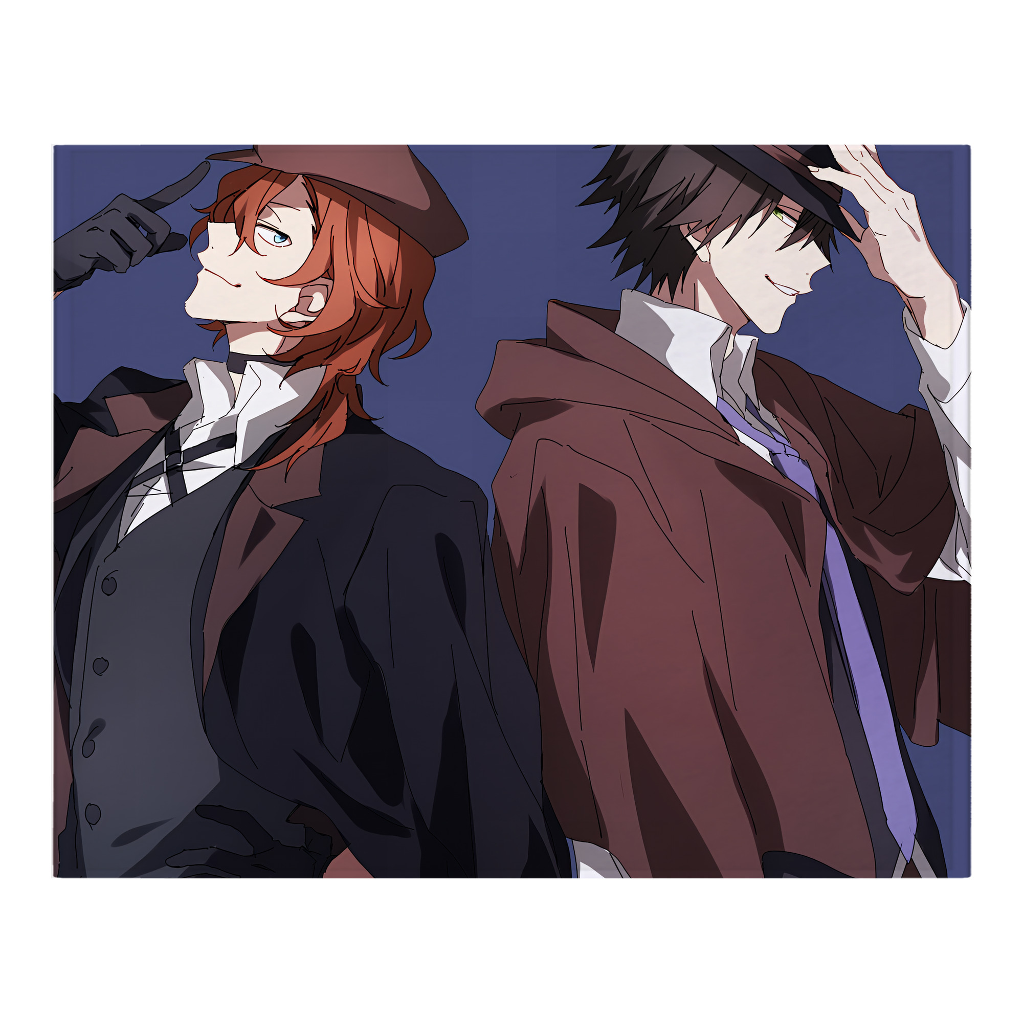 （画像用） 文豪ストレイドッグス Bungo Stray Dogs フランネルブランケット・多サイズ対応（横型）