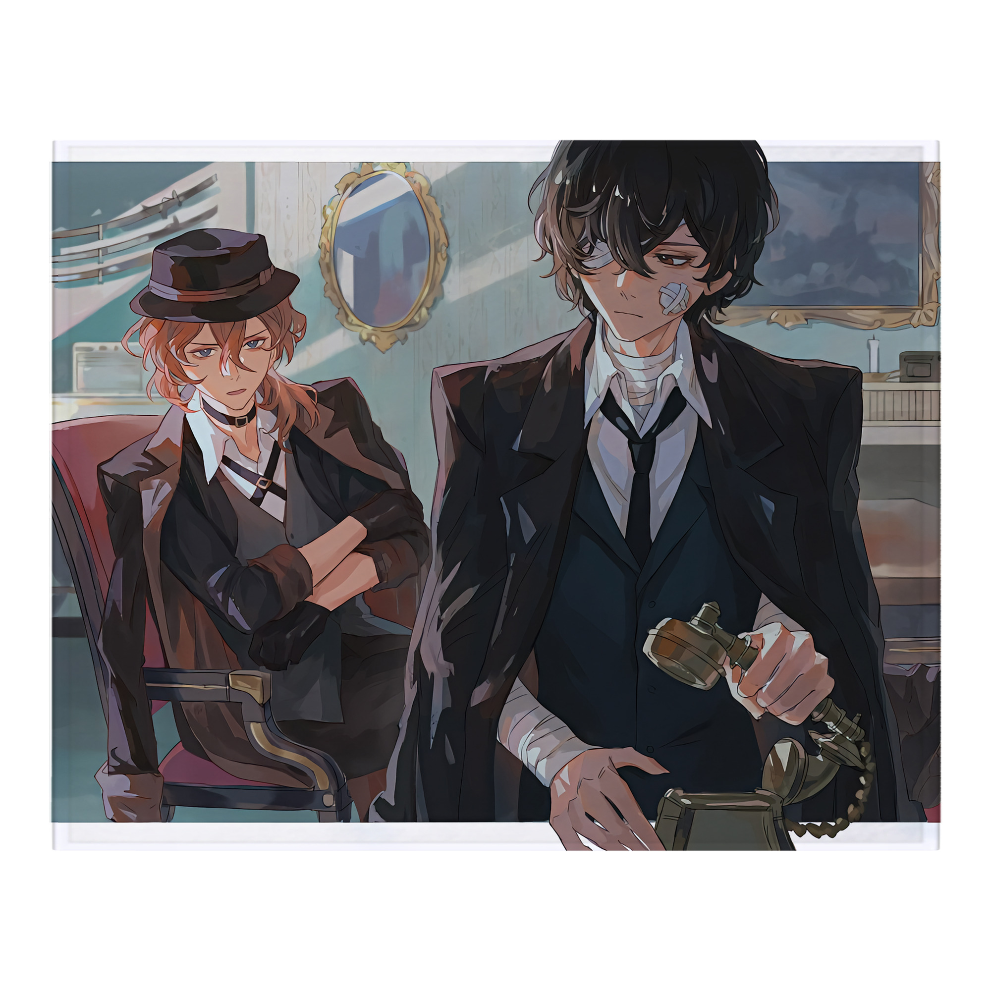 （画像用） 文豪ストレイドッグス Bungo Stray Dogs フランネルブランケット・多サイズ対応（横型）
