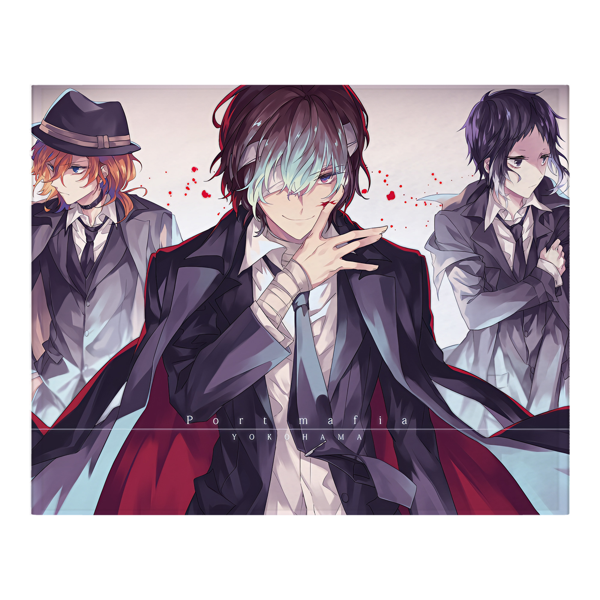 （画像用） 文豪ストレイドッグス Bungo Stray Dogs フランネルブランケット・多サイズ対応（横型）