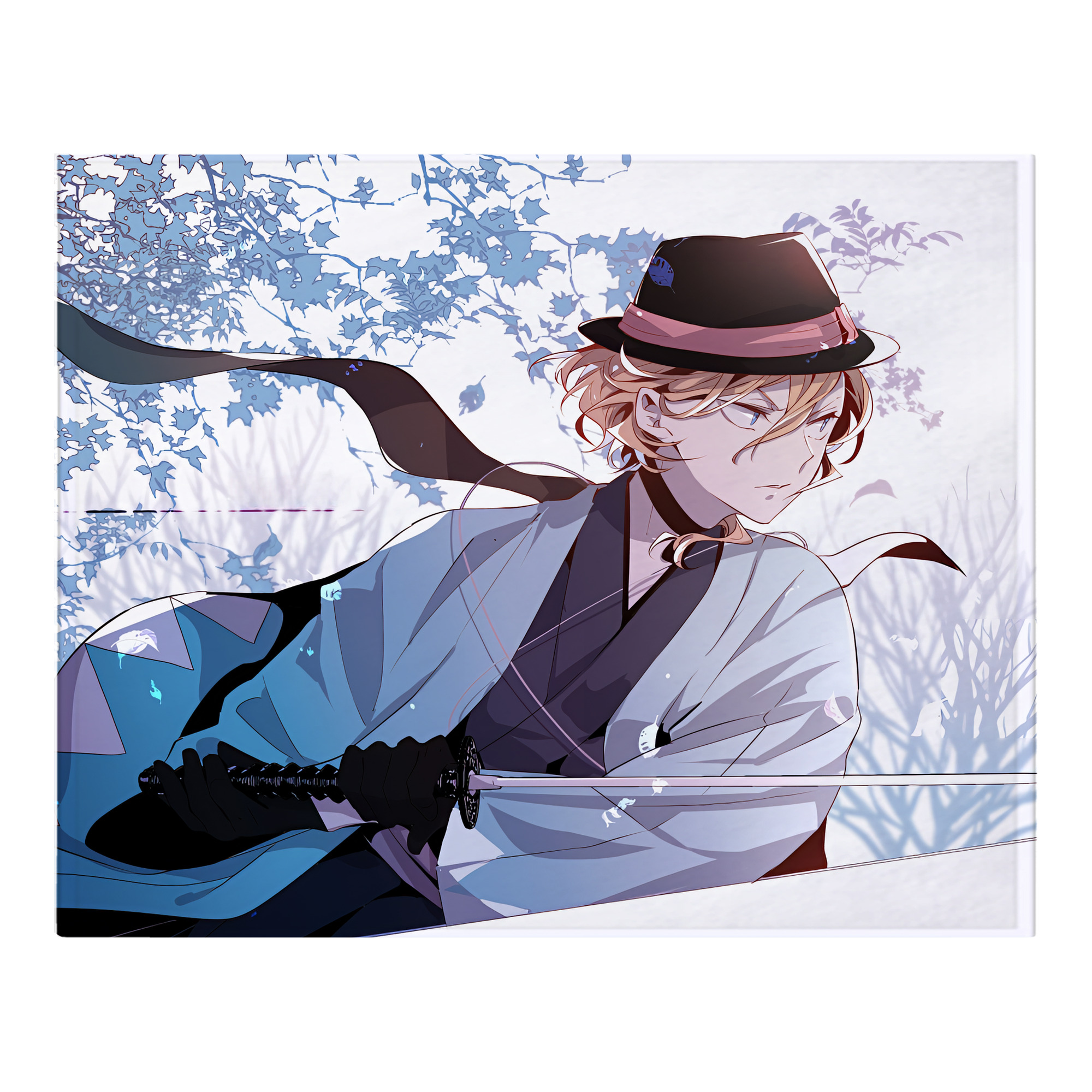 （画像用） 文豪ストレイドッグス Bungo Stray Dogs フランネルブランケット・多サイズ対応（横型）