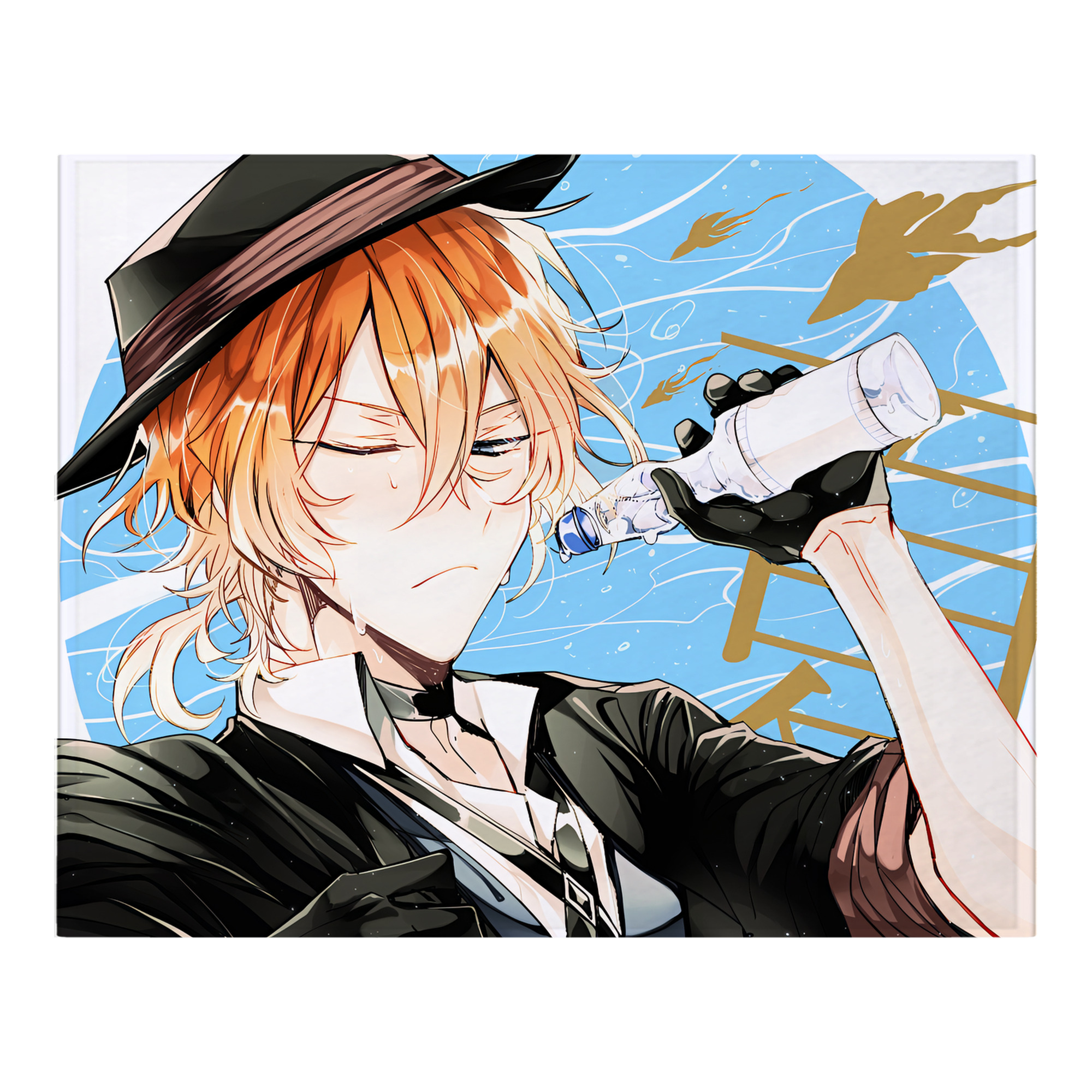 （画像用） 文豪ストレイドッグス Bungo Stray Dogs フランネルブランケット・多サイズ対応（横型）