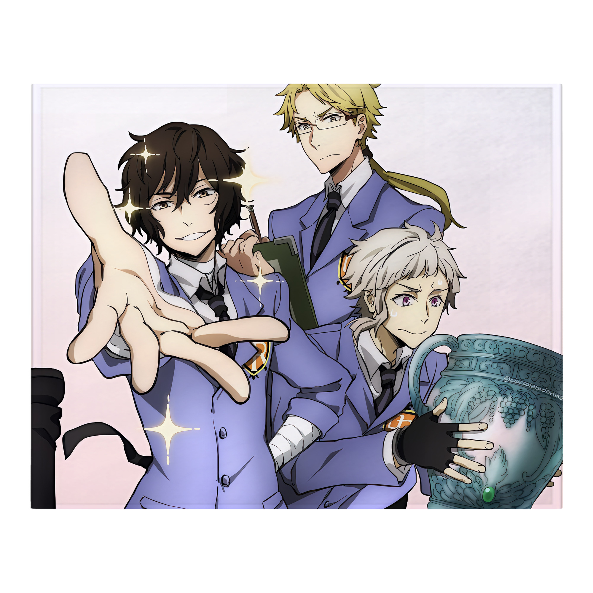（画像用） 文豪ストレイドッグス Bungo Stray Dogs フランネルブランケット・多サイズ対応（横型）