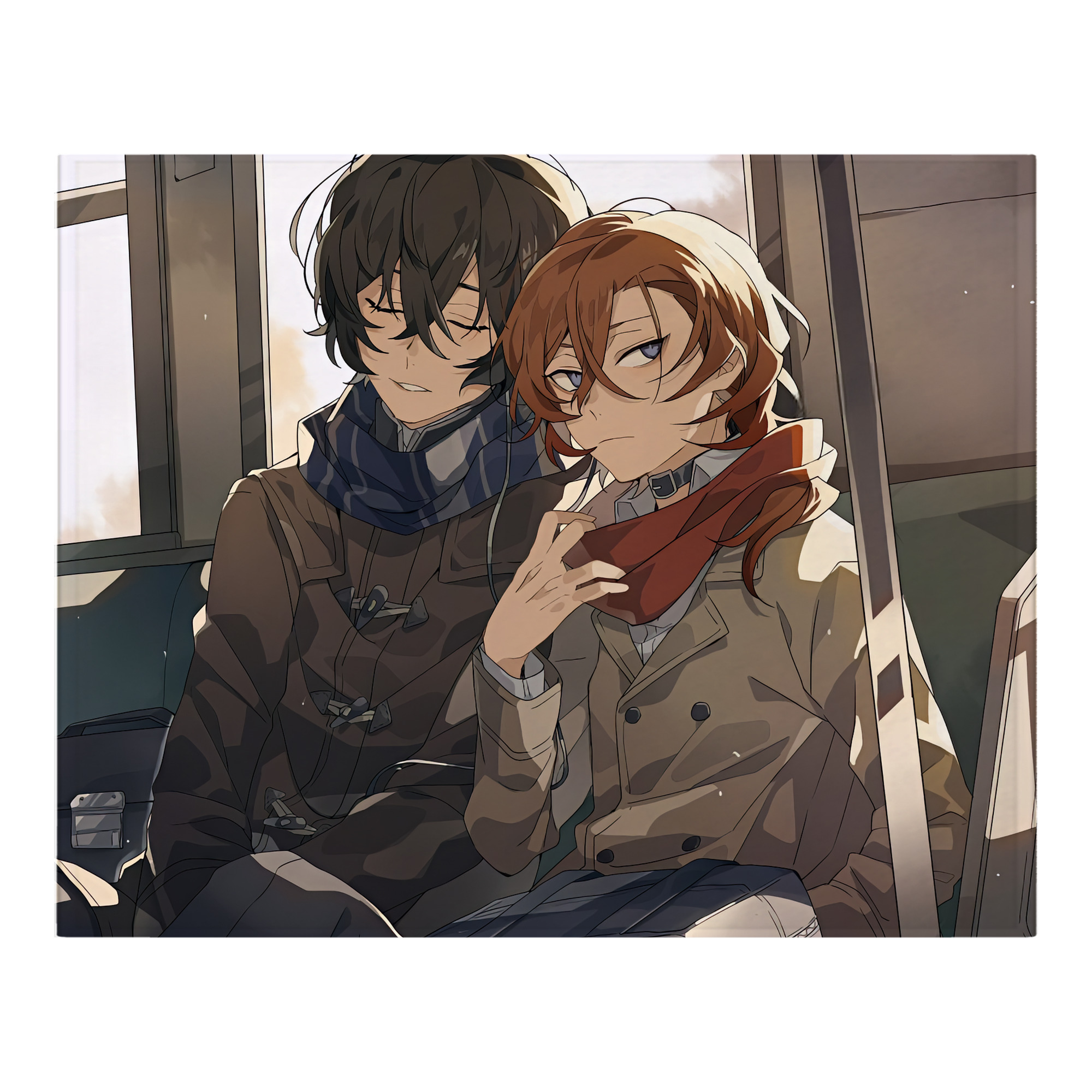 （画像用） 文豪ストレイドッグス Bungo Stray Dogs フランネルブランケット・多サイズ対応（横型）