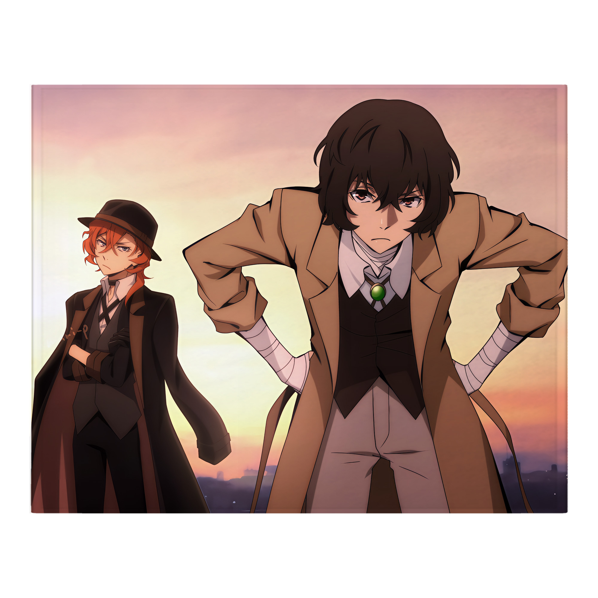 （画像用） 文豪ストレイドッグス Bungo Stray Dogs フランネルブランケット・多サイズ対応（横型）
