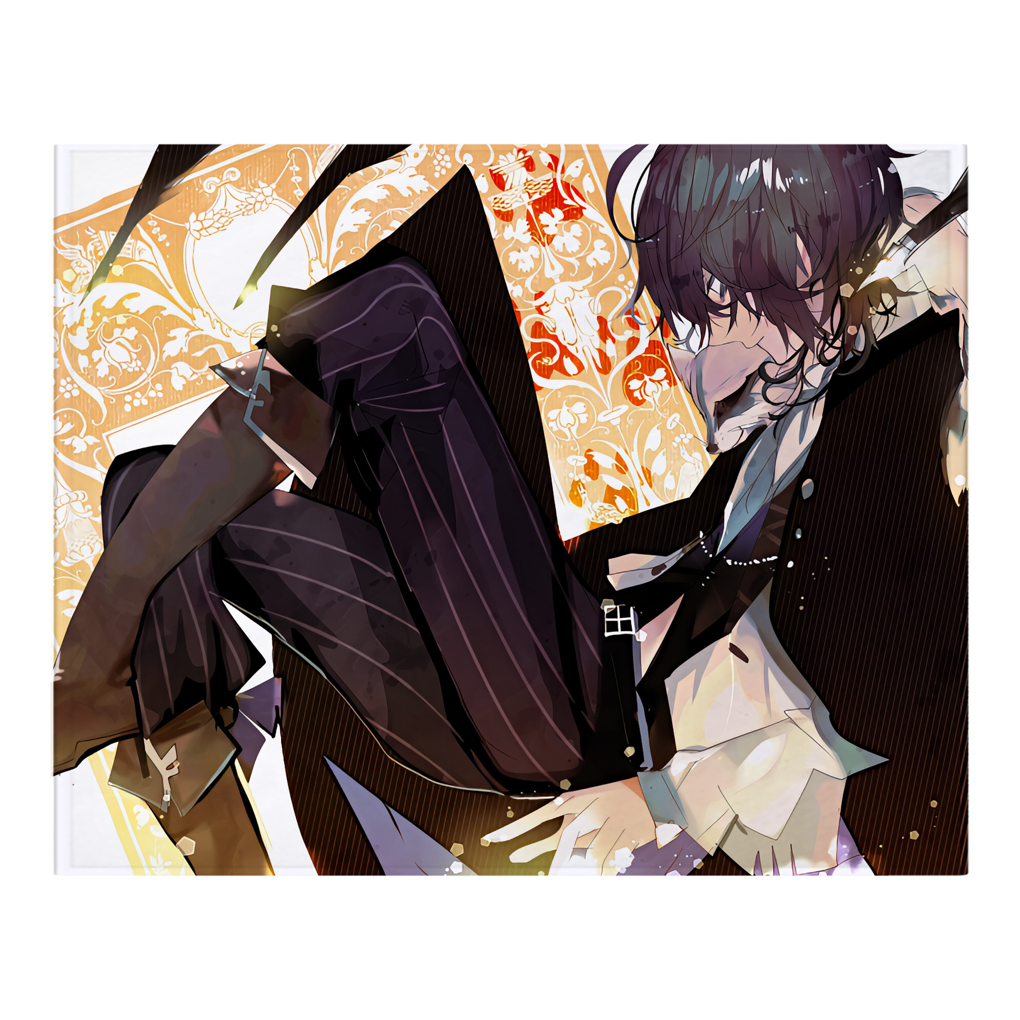 （画像用） 文豪ストレイドッグス Bungo Stray Dogs フランネルブランケット・多サイズ対応（横型）