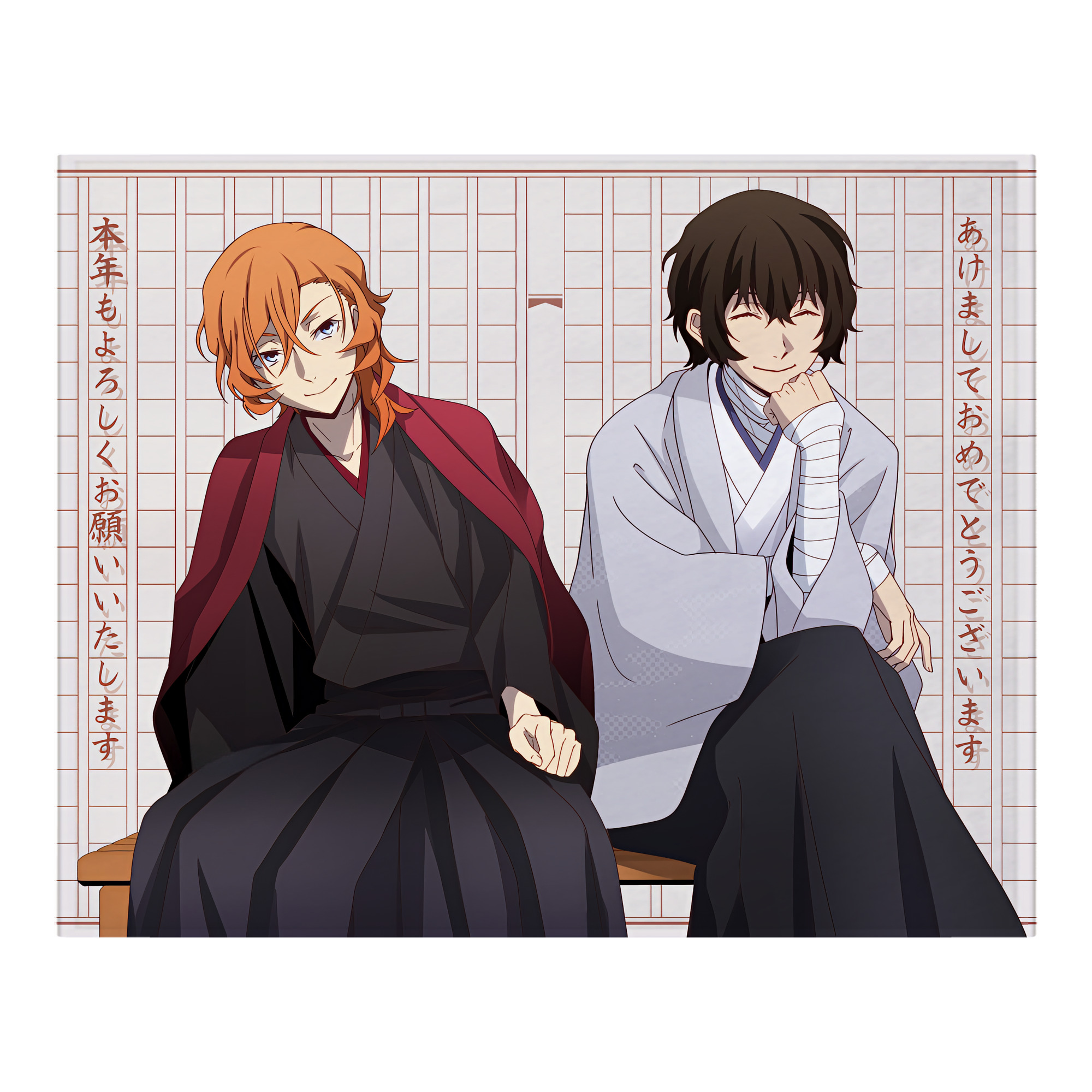 （画像用） 文豪ストレイドッグス Bungo Stray Dogs フランネルブランケット・多サイズ対応（横型）